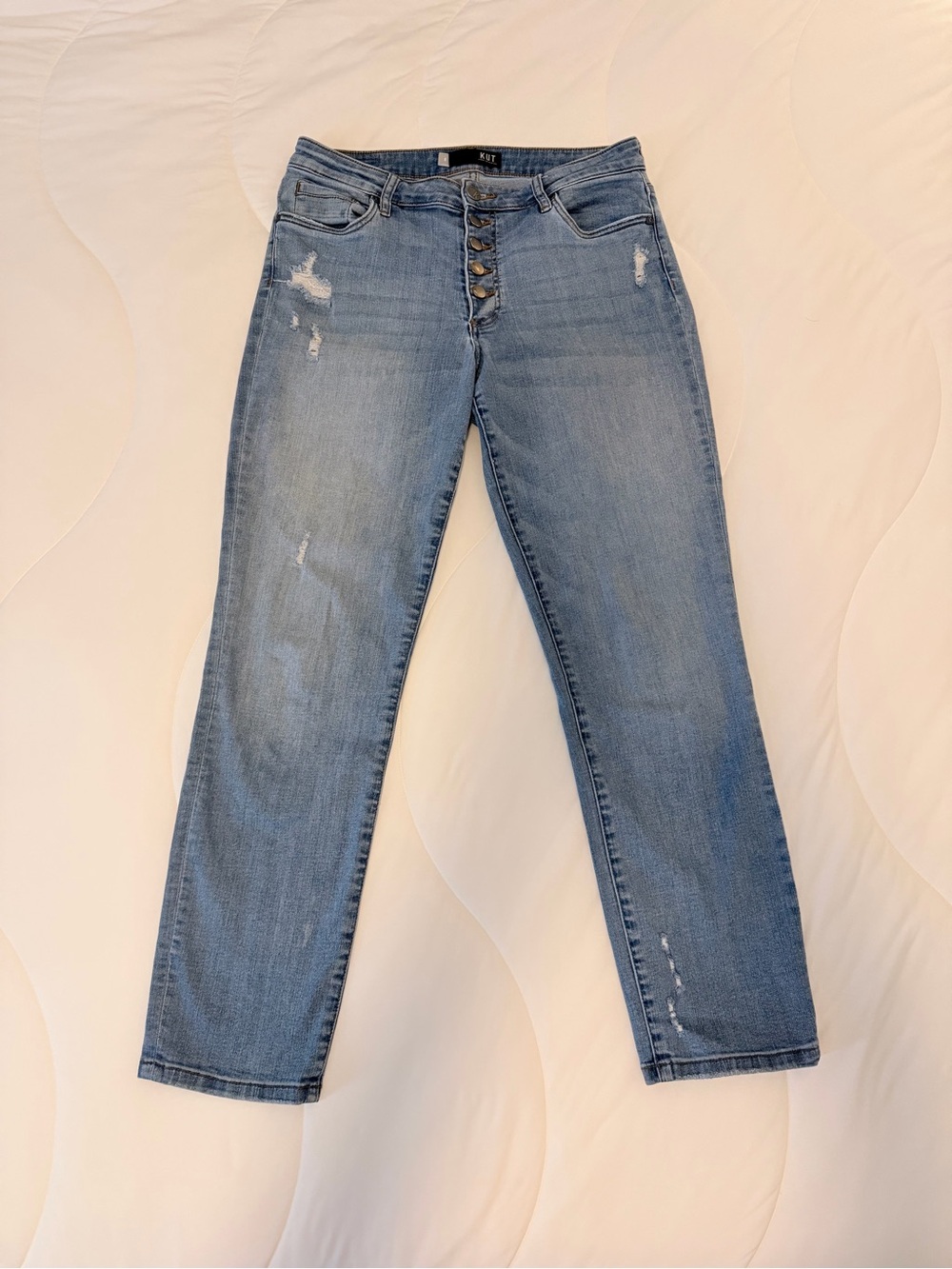 Kut from the Kloth high rise Jeans with Button-Fly